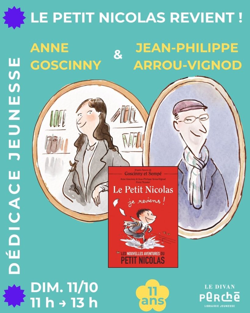 Rencontre Anne Goscinny Jean-Philippe Arrou-Vignod au divan perché